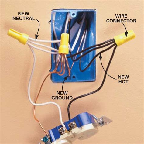 how to add another electrical socket power box|wiring an existing outlet.